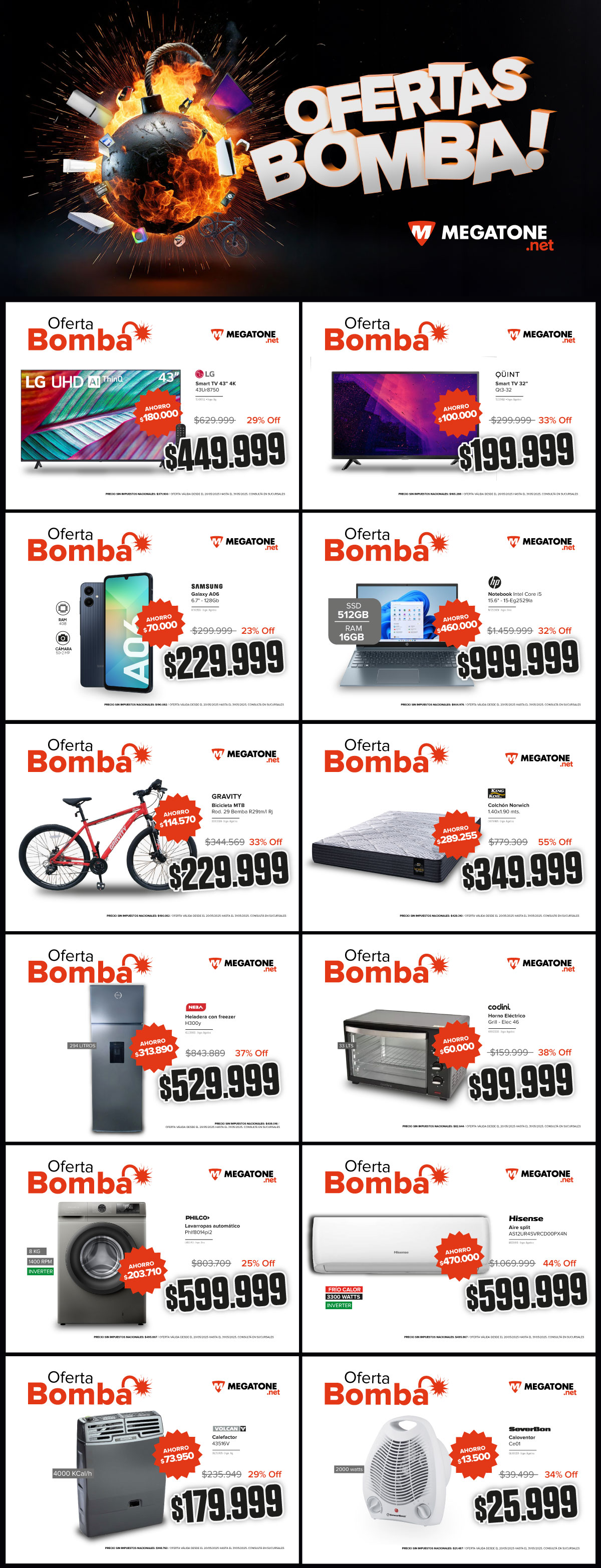 Bombas 10-03-2025