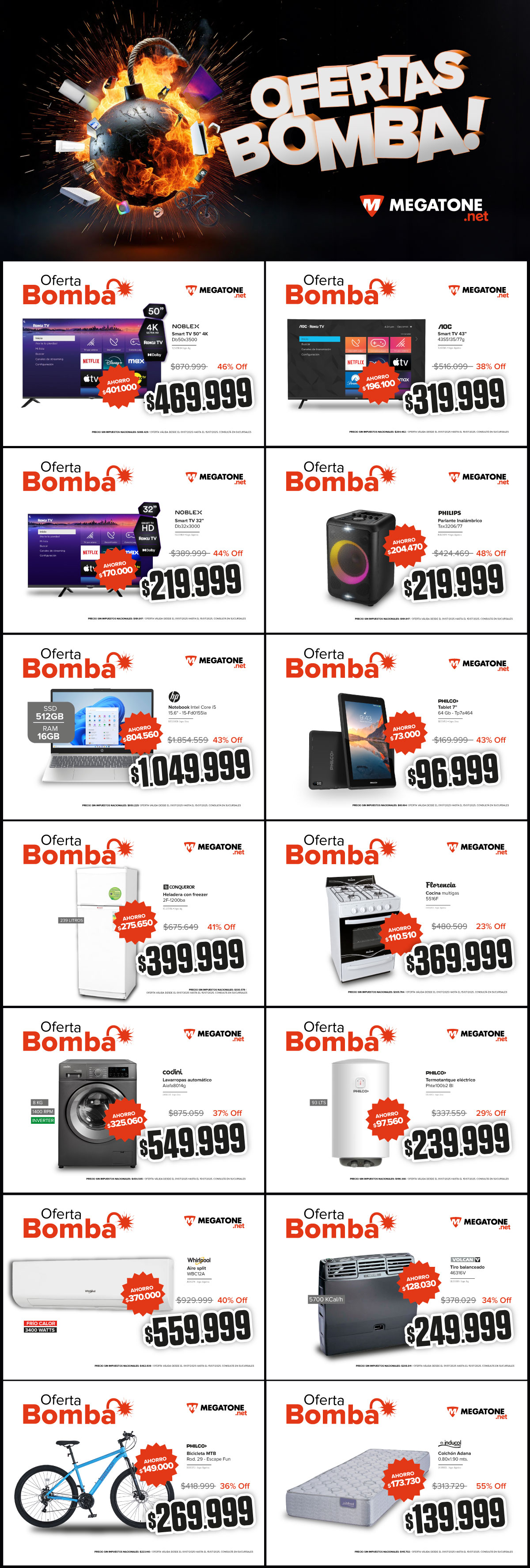 Bombas 10-03-2025